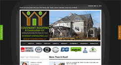 Desktop Screenshot of covenantroof.com